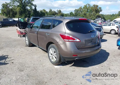 2013 Nissan Murano Sl из США, поврежденный, VIN JN8AZ1MU7DW206890